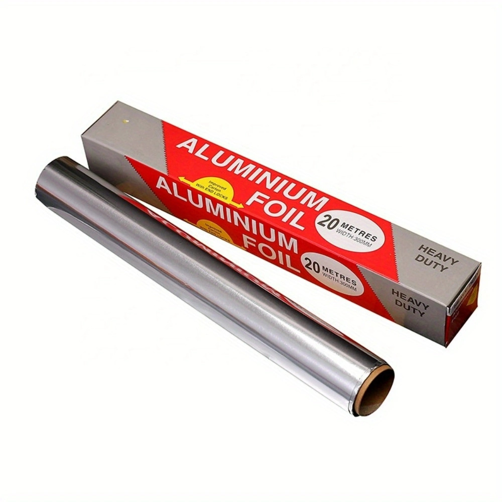 1pc Thickened Barbecue Foil Roll, Length 20m/787.4inch, High Temperature  Resistant Aluminum Foil Paper, For Home Oven/baking Use, Food Grade