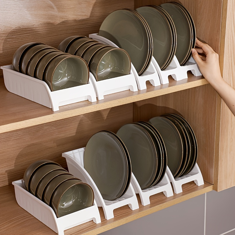 Space saving Kitchen Dish Rack Organize Your Dishes And Temu