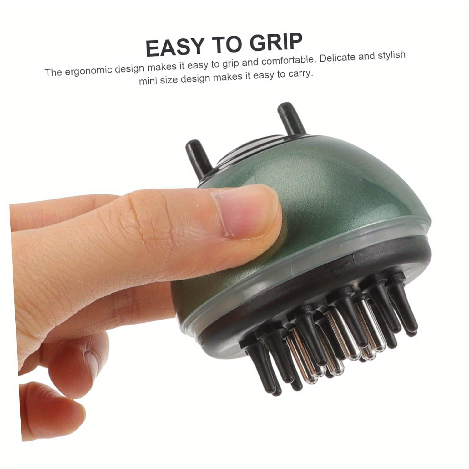 Hair Teasing Brush Shampoo Dispenser Scalp Scrubber Root Comb Applicator