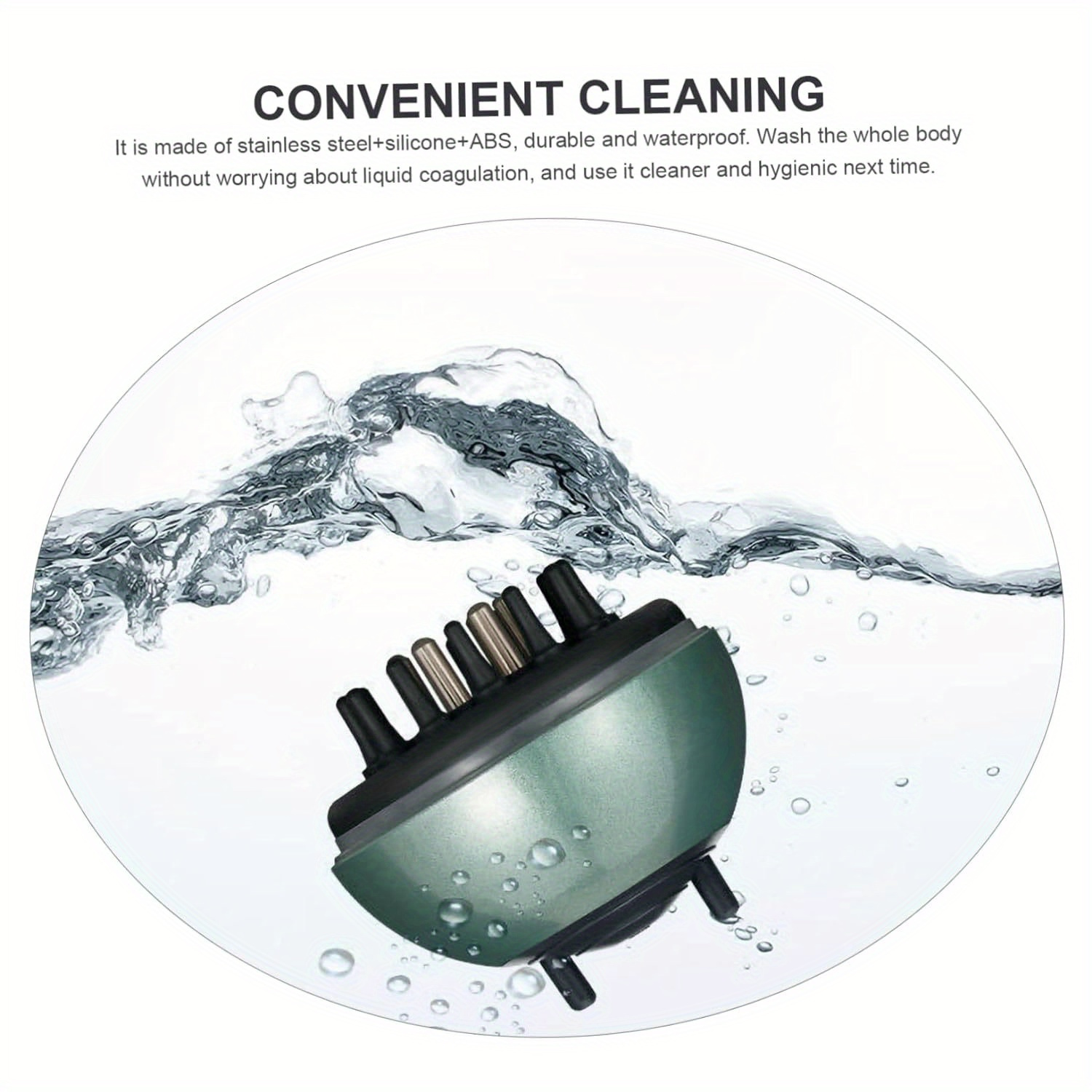 Hair Teasing Brush Shampoo Dispenser Scalp Scrubber Root Comb Applicator