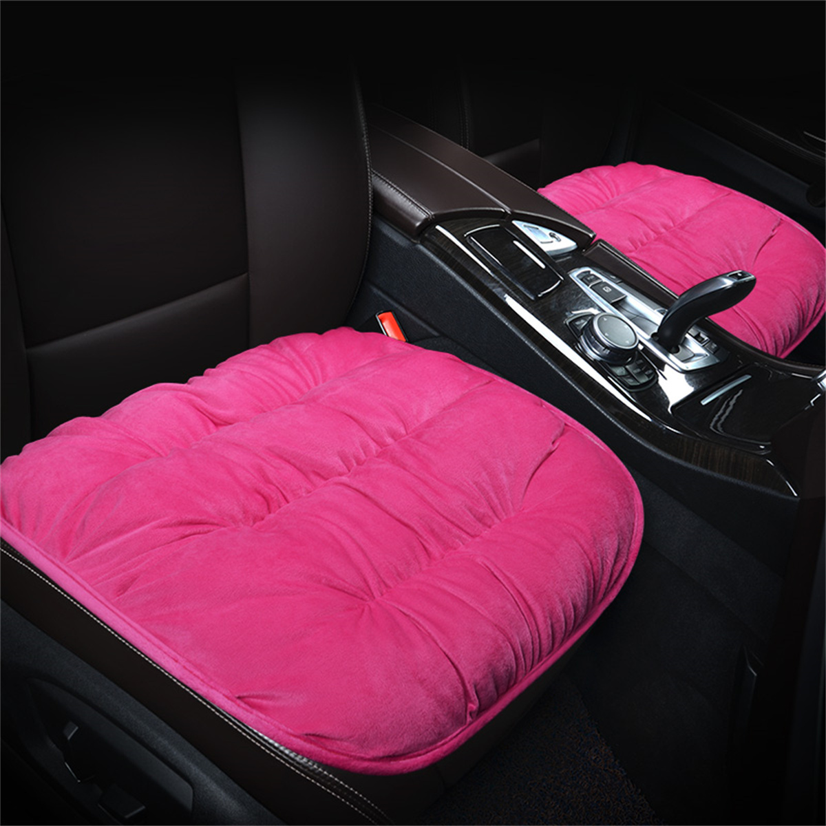 Universal Plush Car Seat Cushion - PINK / Front Seat Cushion-1 Pc in 2023