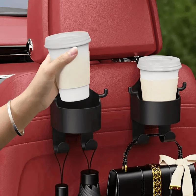 1pc Car Tissue Box Storage Tray Cup Holder Center Console Hanging  Multifunctional Organizer