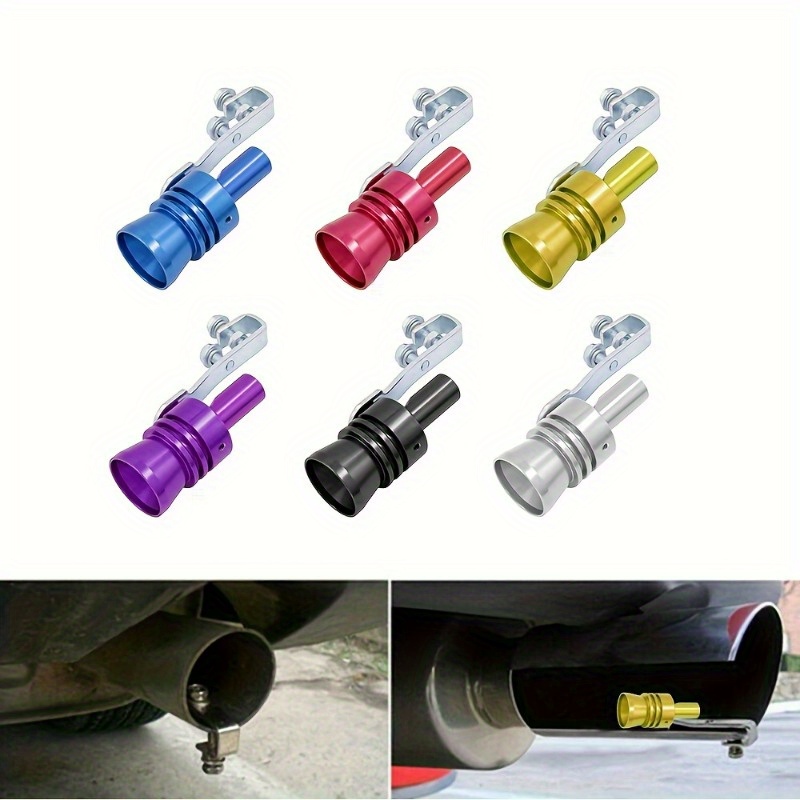 M Size Turbo Exhaust Whistle Lightweight Aluminum Turbo Sound Portable  Aluminum Alloy Car Turbo Whistle Auto Replacement Parts