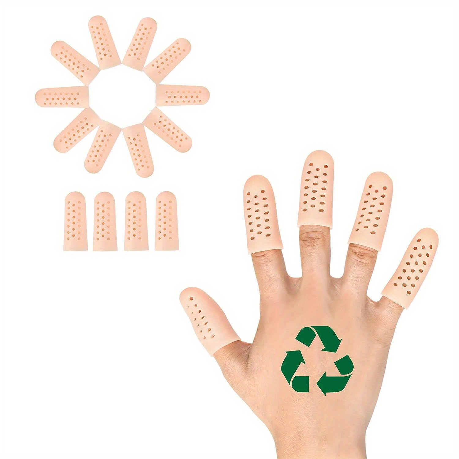 Gel Finger Cots Finger Protectors Silicone Finger Gloves - Temu