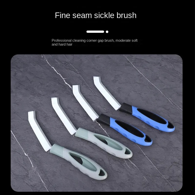 Blue Color Automobiles Door Window Seal Strip Cleaning Brushes Multipurpose  Hand-held Groove Gap Cleaning Tools