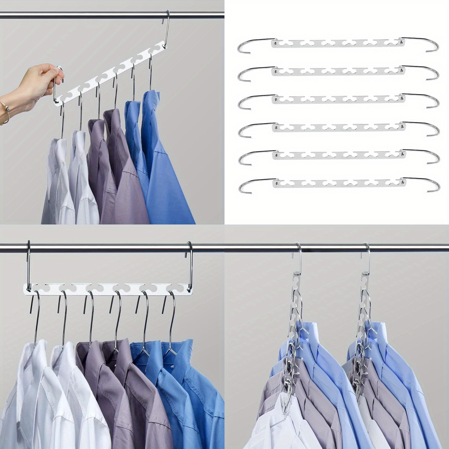 Buy Travel Bathroom Folding Cloth Hanger, Pack of 4, Portable