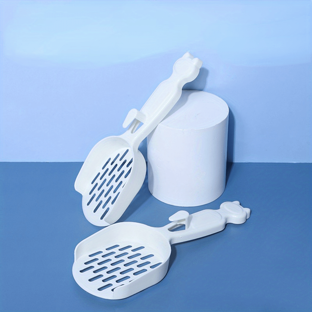 Plastic Scoops with Flat Bottom, set of 3