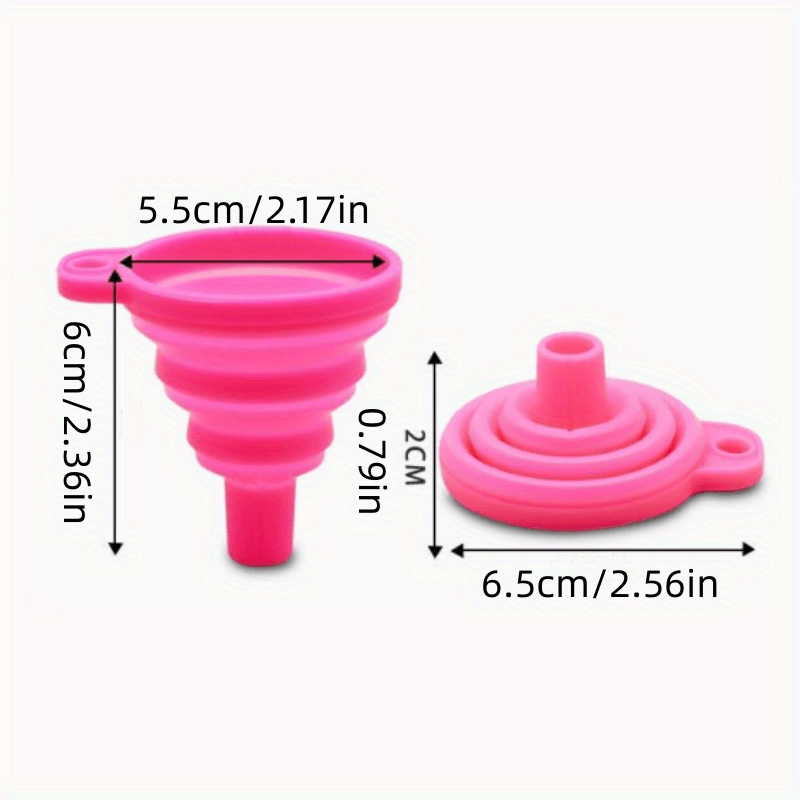 3/6 Pezzi Mini Imbuto Cucina In Silicone Imbuto Pieghevole - Temu Italy