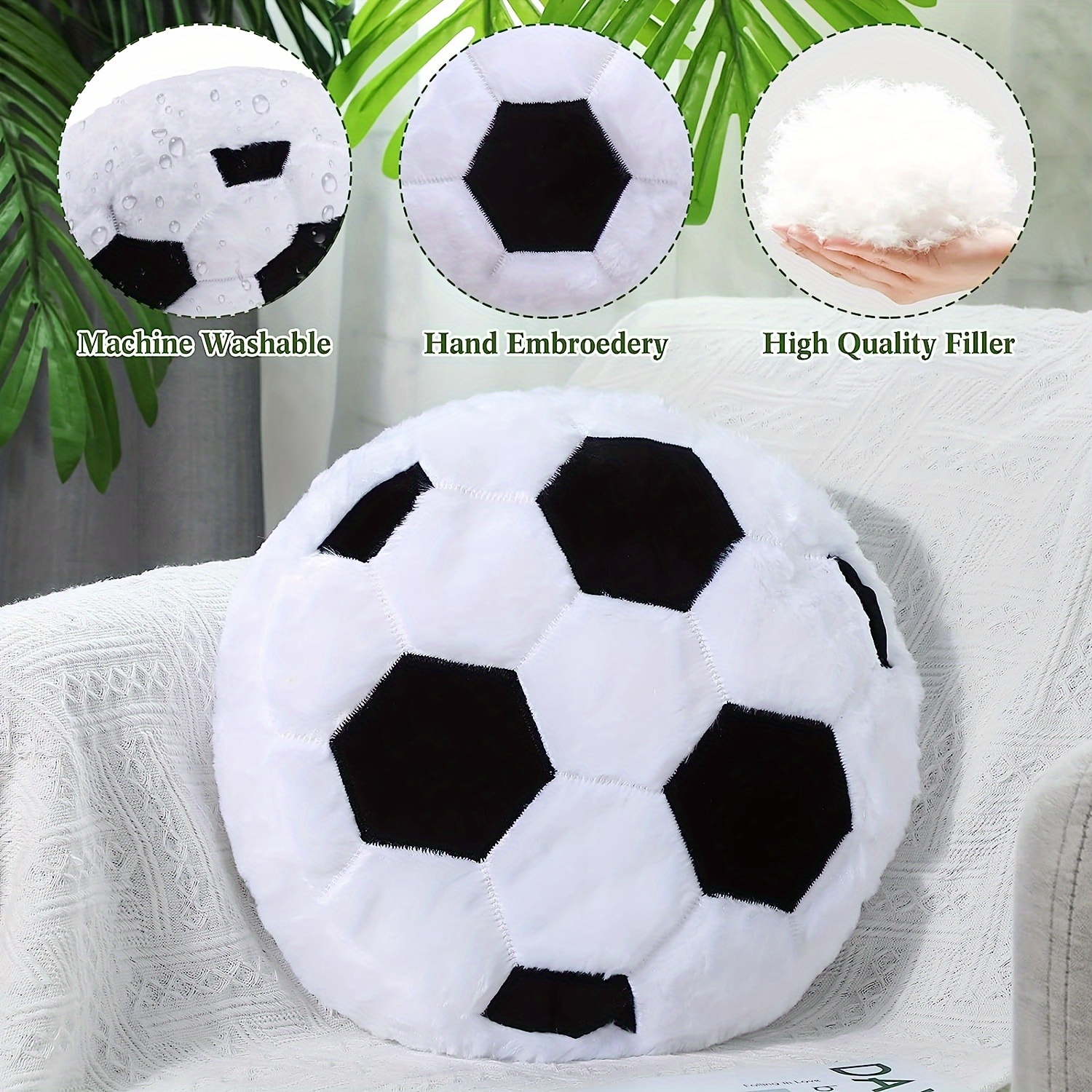 Football throw outlet pillow