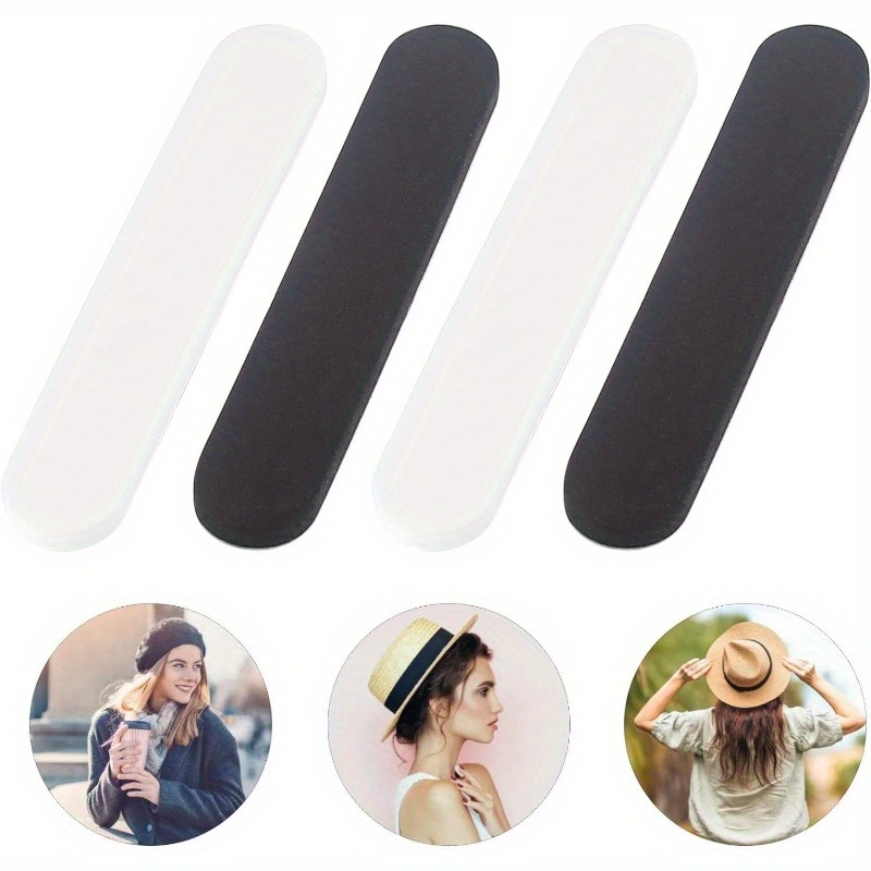 48 Pcs Hat Size Reducer Insert 3 Sizes Hat Sizing Tape Adhesive Hat Filler  Sweat Bands Size Reducer for Hat Cap, 3mm 4mm 5mm, Black White