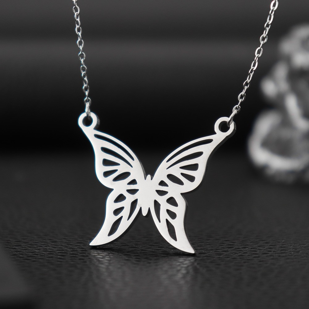 Butterfly deals necklace men