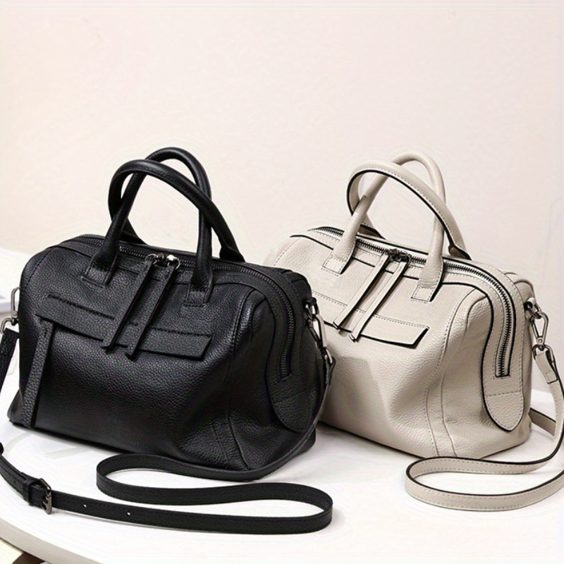 2 Unids/set Bolso Boston Con Asa Superior, Bolso Cruzado Clásico, Bolso De  Moda Para Mujer, Bolso De Hombro Y Bolso De Mano - Temu Chile