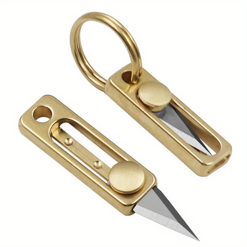 Creative Knife Sharp Mini Keychain Pendant Carry-on Disassembly Express  Knife Portable Open Box Knife Utility Knife Outdoor Multifunctional Paper  Cutt