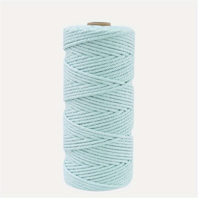 Colored Cotton Cord Braided Rope Beige Braided Rope Wall - Temu