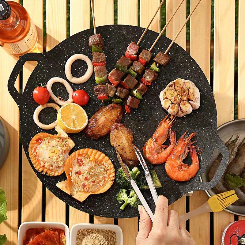  13.4 inches Korean BBQ Grill Pan with NonStick Coating