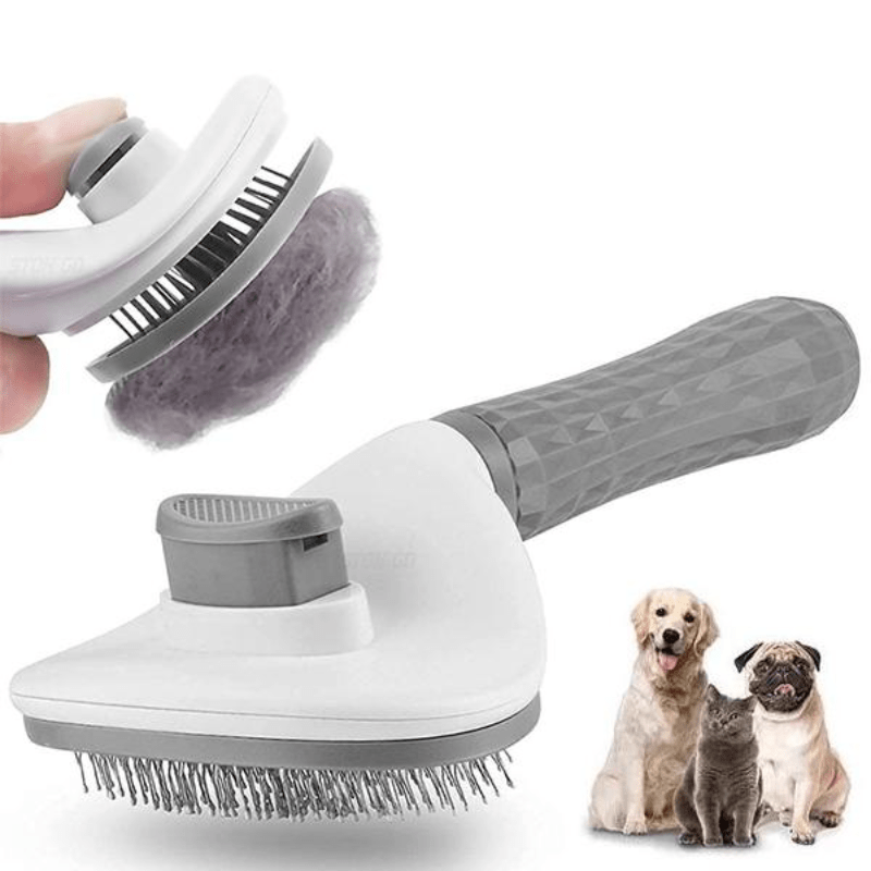 

Self Cleaning Slicker Brush For Dogs And Cats, Pet Grooming Tool, Mats And Hair Pet Cleaning Supplies