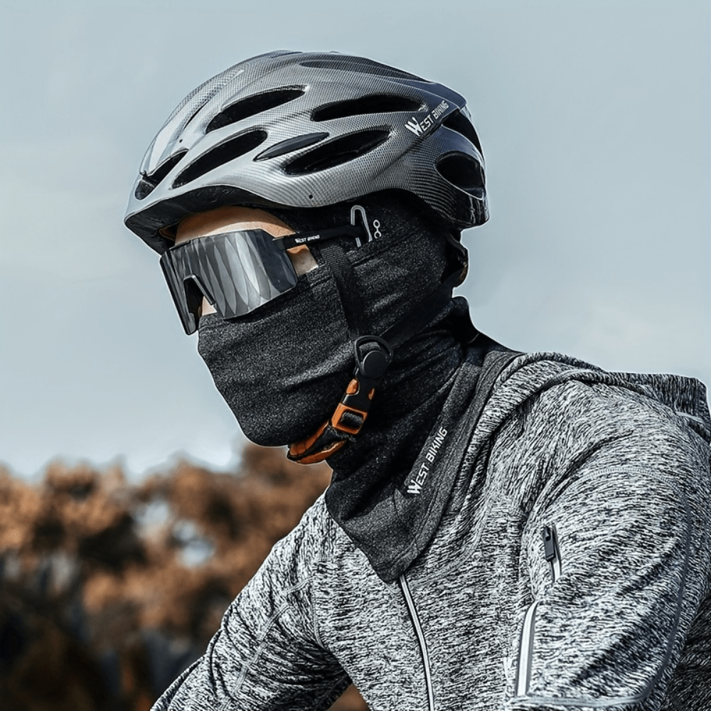 WEST BIKING-Cagoule de cyclisme coupe-vent pour homme, masque