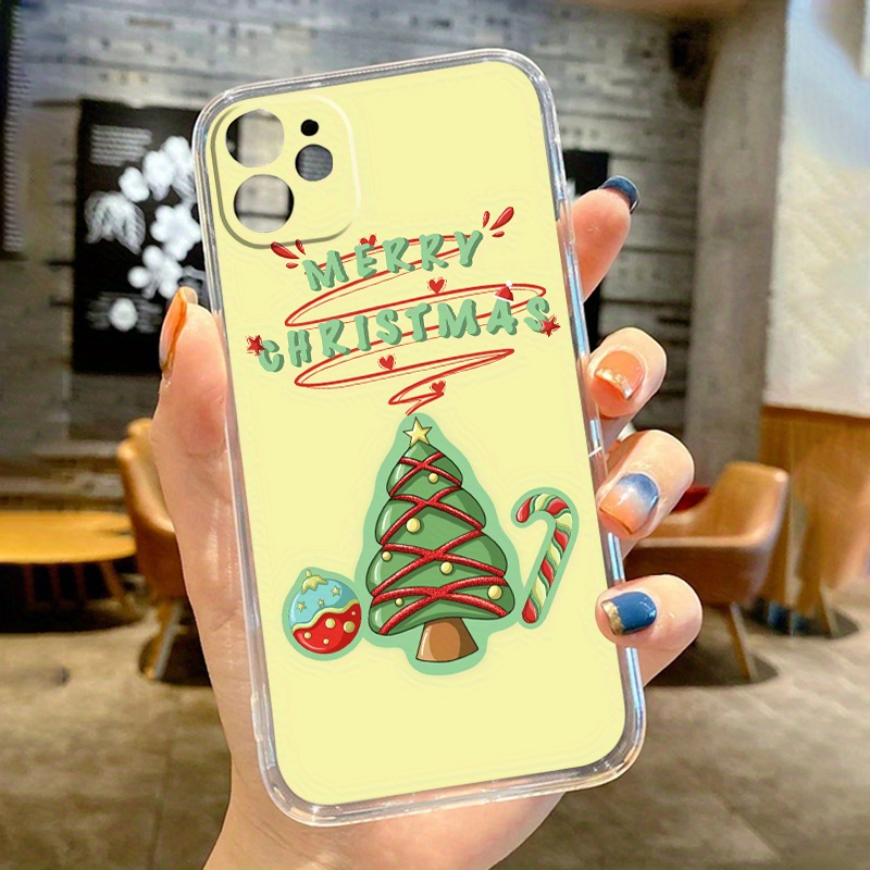 christmas tree graphic print phone case Temu South Africa