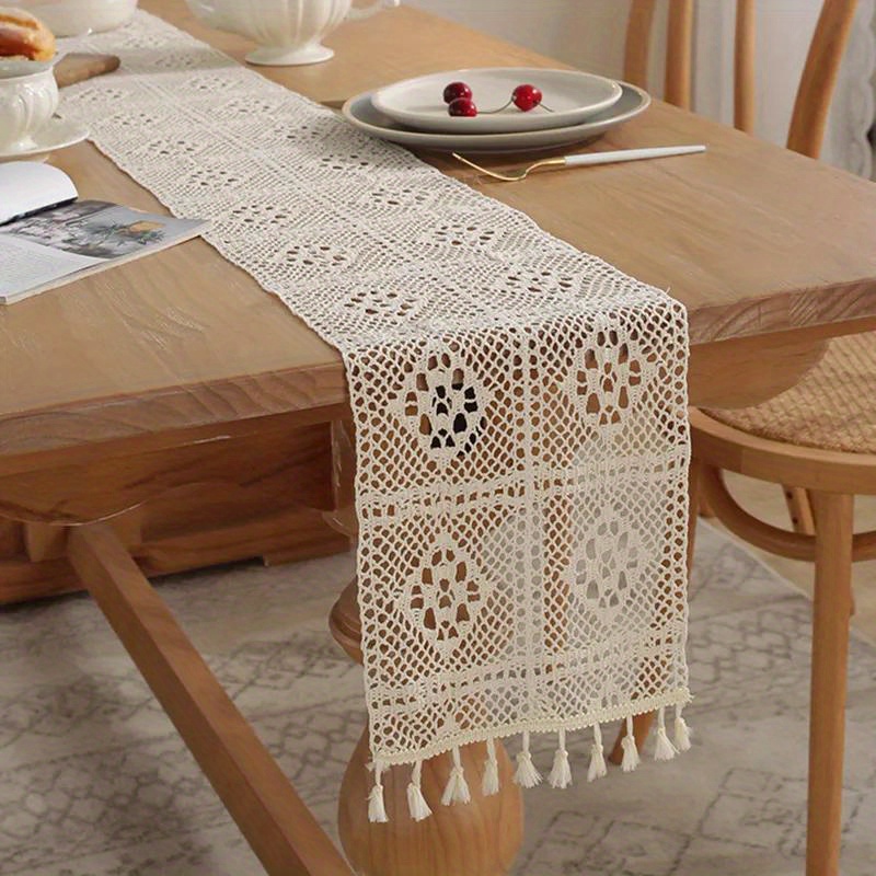 Chemin De Table Au Crochet Pour Noël