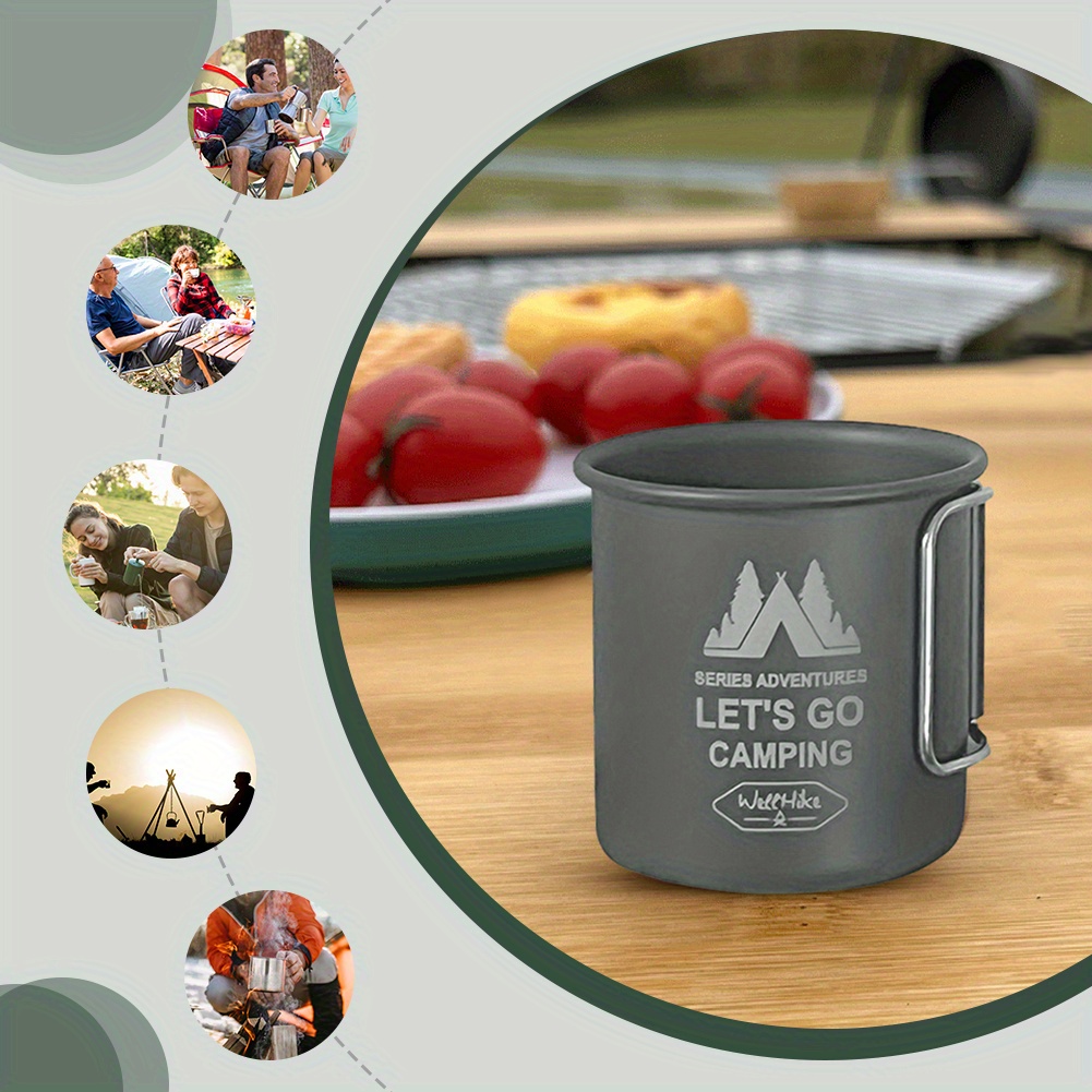 Hiking Camping Mug, Aluminum Alloy Coffee Mug