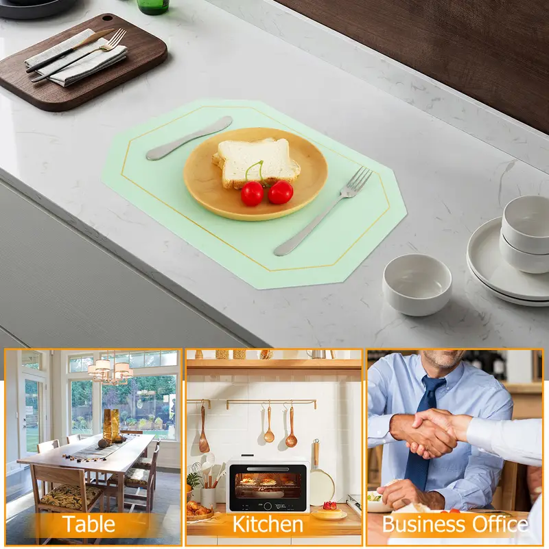 Placemat, Cup Mat, Creative Coffee Mat, Plastic Placemat, Heat