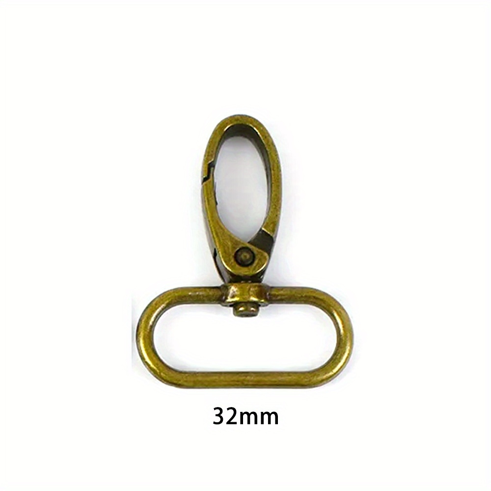 New For 30mm Webbing 5pcs Antique Brass Lobster Clasp Claw Swivel