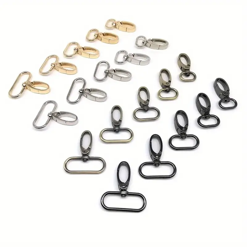 Metal Oval Ring Lobster Clasp Claw Swivel Snap Hook For - Temu