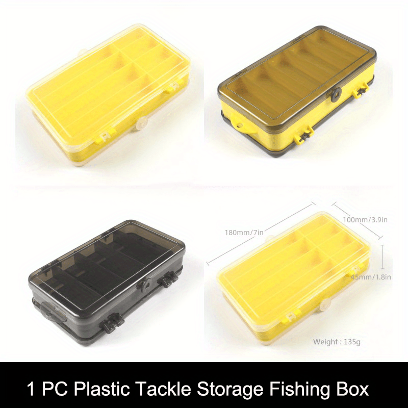 Durable Double Layer Plastic Box Fishing Accessories Bait - Temu