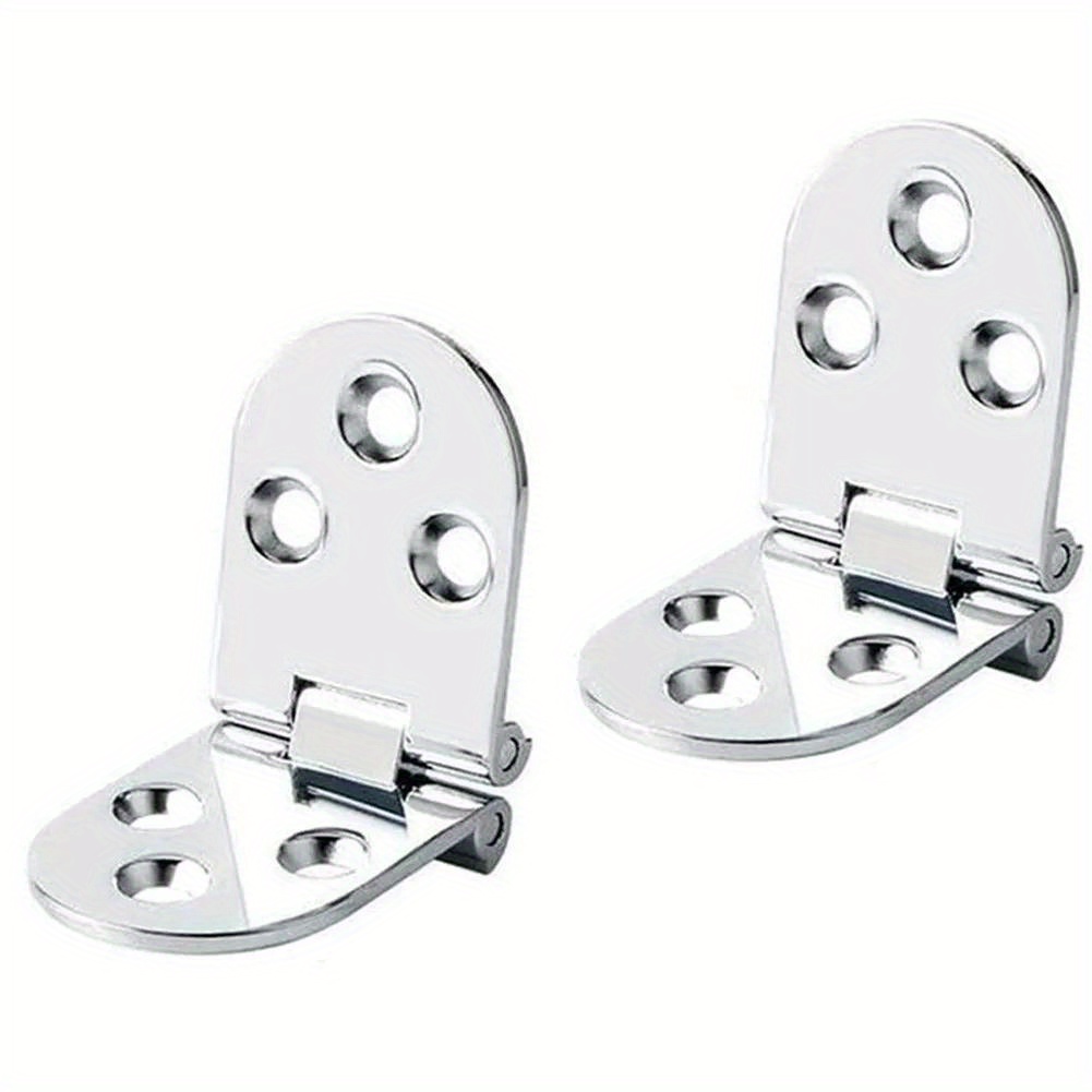 180 Degree Plane Folding Table Hinge Cabinet Door Hinges Flat Furniture  Fittings Hardware Accessories Hinges (Color : White-Fruit peach5)