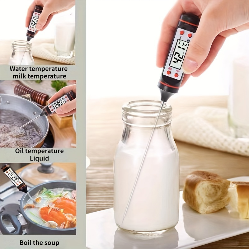 Digital Thermometer For Meat Milk Water Cooking Food Probe - Temu