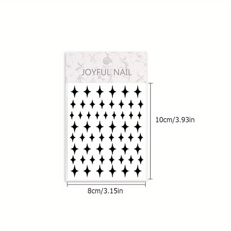 Set10 200 Airbrush Nail Art Stencil Design 20 Template Sheets Kit