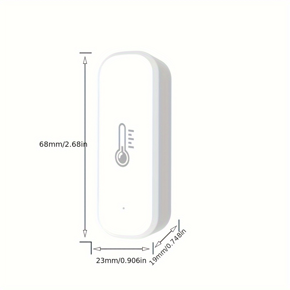 Capteur intelligent de température et d'humidité - WiFi - Fonctionne avec  l'application Xiaomi Smart Home Mi