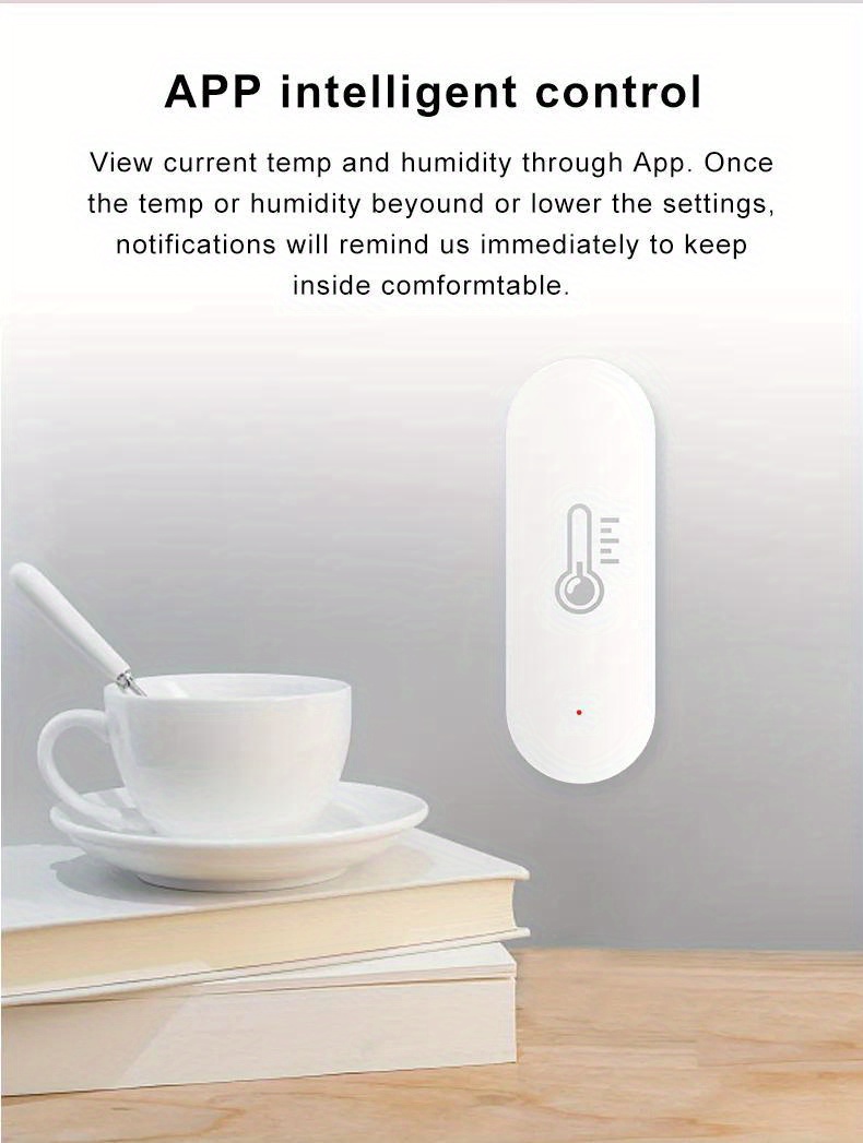 Tuya Wifi Sensore Umidità Temperatura Smart Life App Monitor - Temu Italy