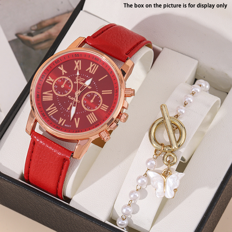 Reloj de Mujer Dorado Plateado Geneva Análogo Quartz Moda Mujer Regalo