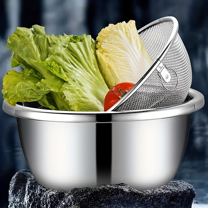 Colador plegable sobre el fregadero: colador plegable para cocina,  multifunción plegable para lavar verduras y frutas, escurrir pasta cocida y  platos