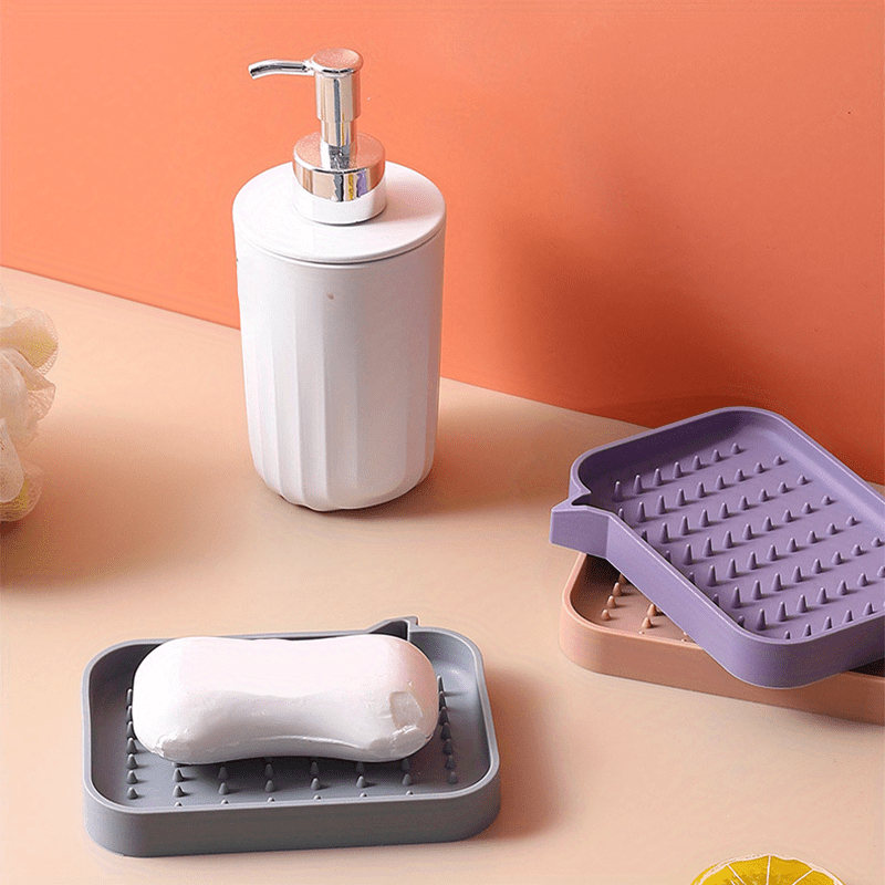  Csyblhz - Juego de 3 jabones con drenaje para ducha de baño,  soporte de jabón para pared de ducha, bandeja de jabón Coloerful : Hogar y  Cocina