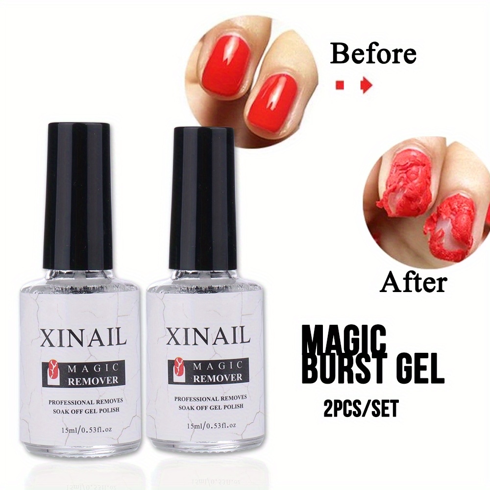 Burst Nail Glue Remover 15ml To Remove Nail Polish Glue With Nail