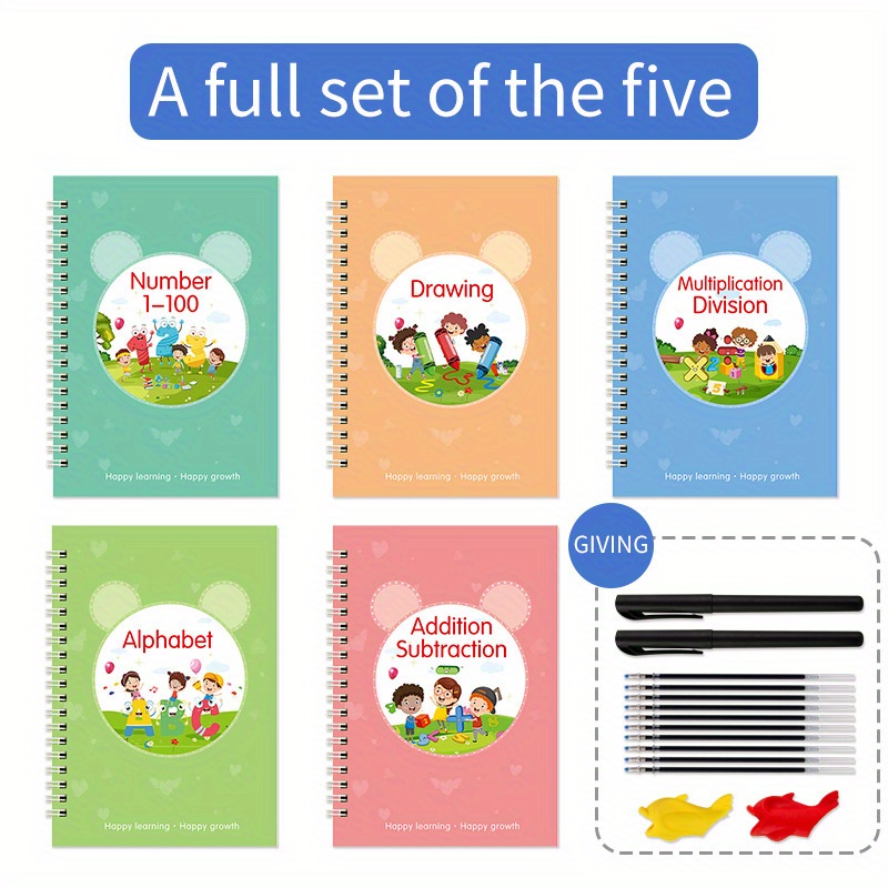 Reusable Writing Practice Book For Kids The Perfect - Temu