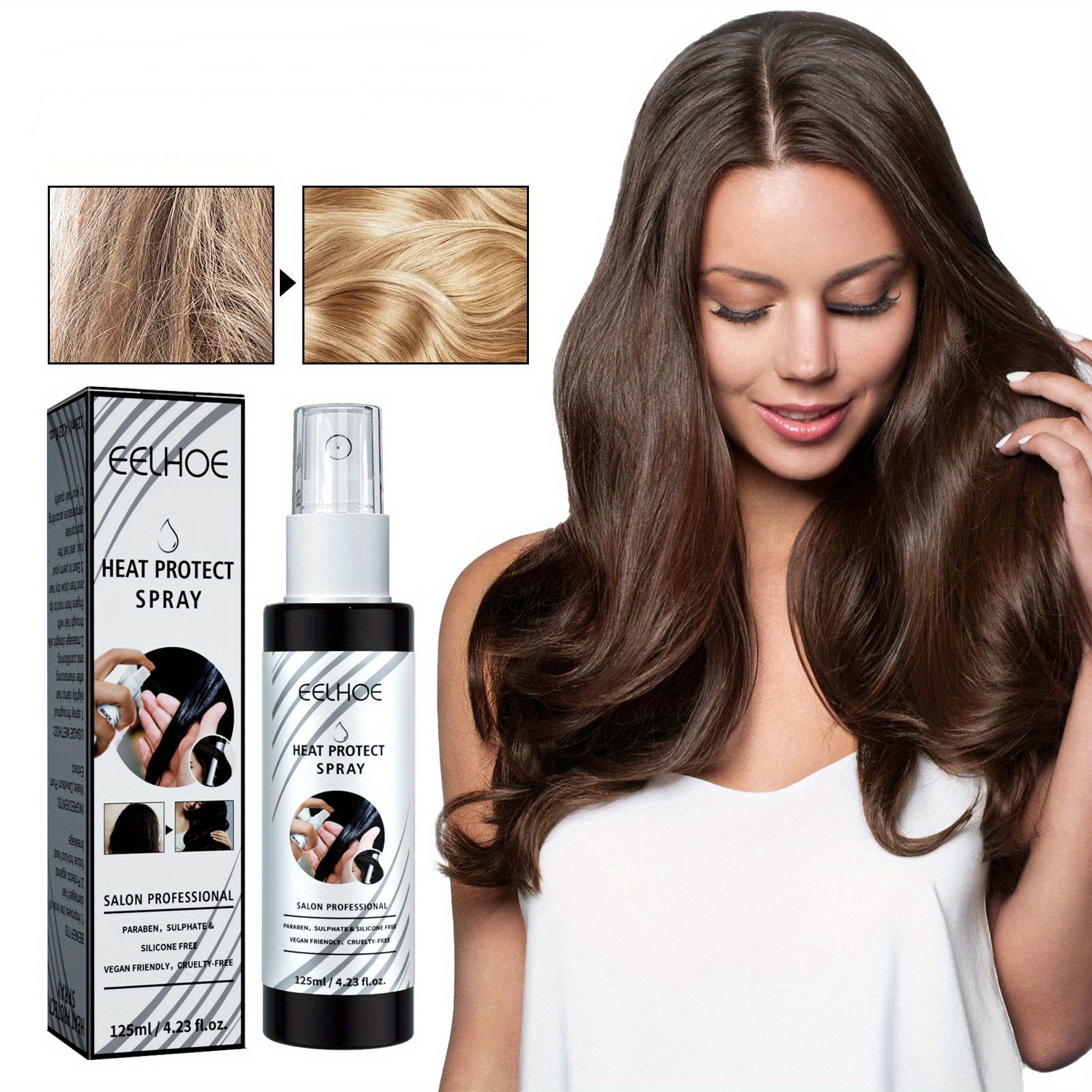 Keratin Radiance Hair Serum Spray Keratin Hair Care - Temu