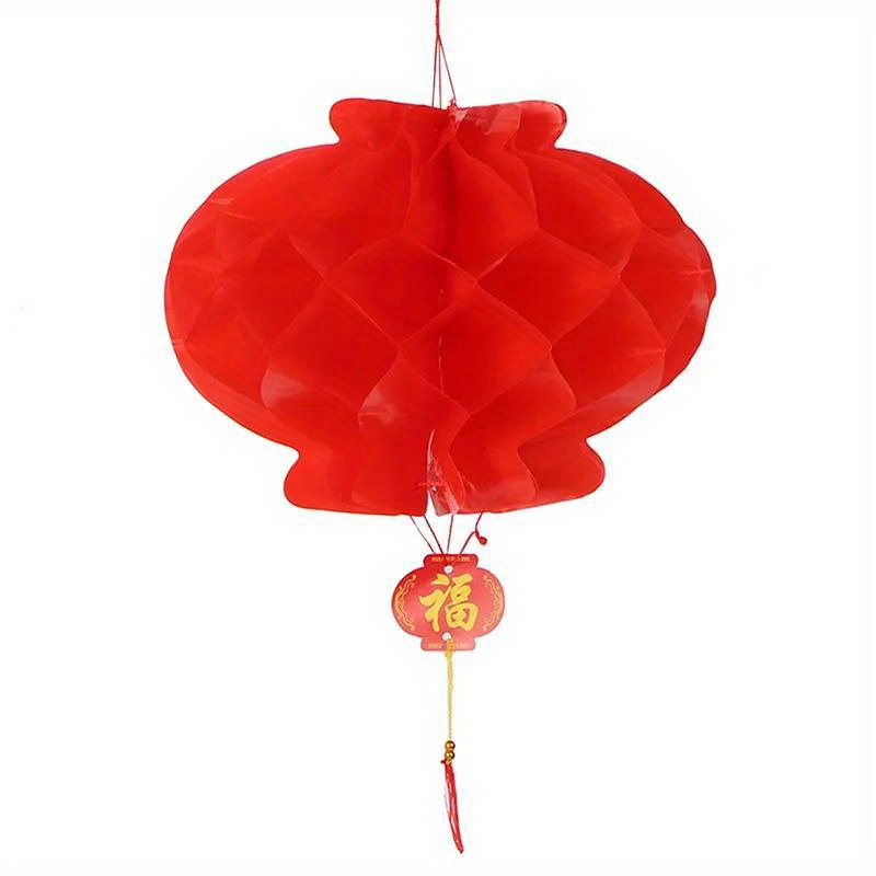 67PCS Chinese New Year Decoration, 2024 Lunar New Year Decor Red Paper  Lanterns 