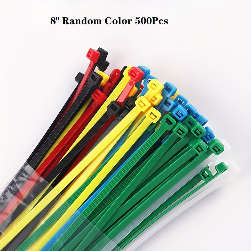 700/500/150Pcs Zip Ties, Cable Wire Tie, Plastic Wire Cord Straps For  Outdoor Wrapping (8.0×2.4MM )