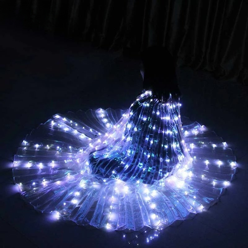 New Belly Dance Led Isis Luminous Wings Belly Dance - Temu United