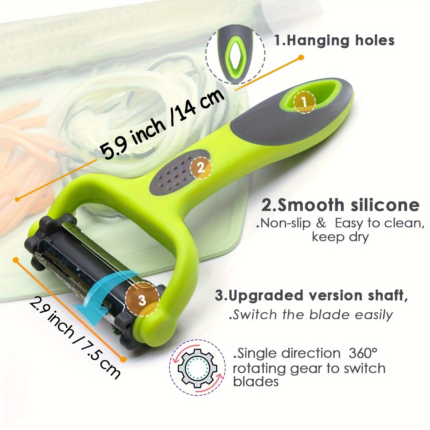 3 in 1 Peeler Multifunctional Fruit Vegetable Peeler Grater - Temu