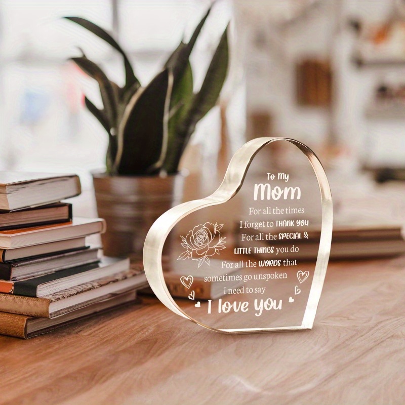 Mom Gift from Daughter Son, Mothers Day Gifts for Mom, To My Mom Christmas  Gift Birthday Gifts from Kids, I Love You Mom, Mothers Day Gift Ideas, Step