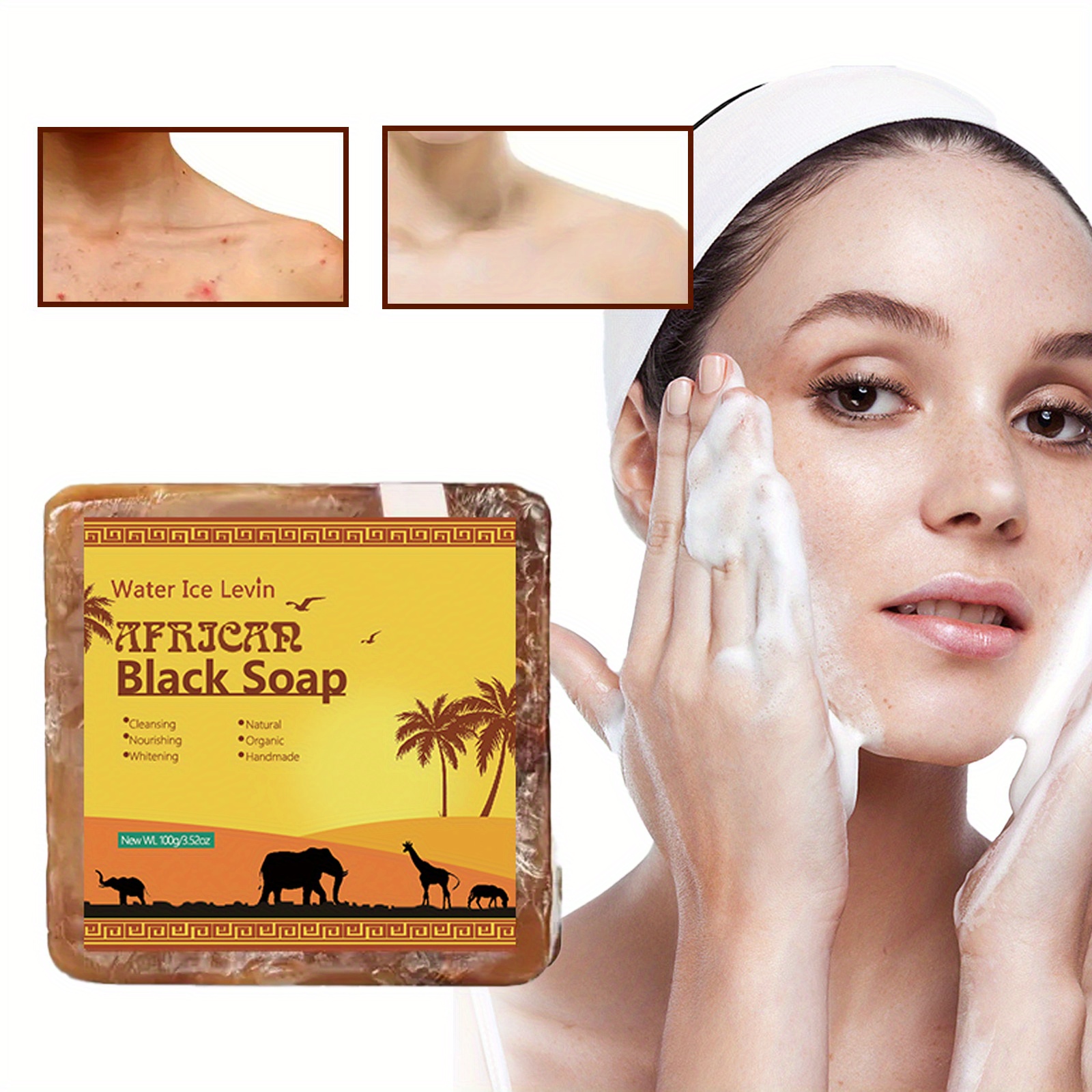 100g Body Soap Smooth Texture Reduce Weight Nourishing Turmeric Face  Cleansing Anti Acne Soap for Female - AliExpress