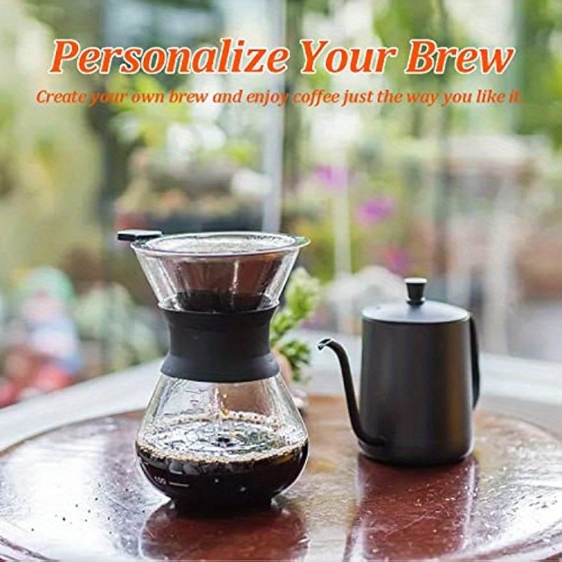 400ML Hand Drip Coffee Maker Borosilicate glass Coffee Maker Coffee Pot 