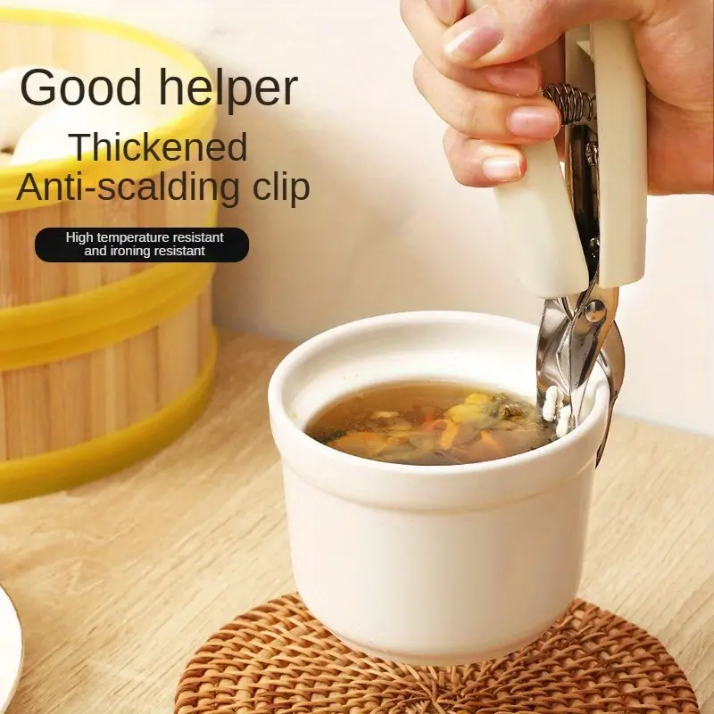 Anti-slip Gripper Clip, Hot Dish Plate Bowl Clip, Retriever Tongs