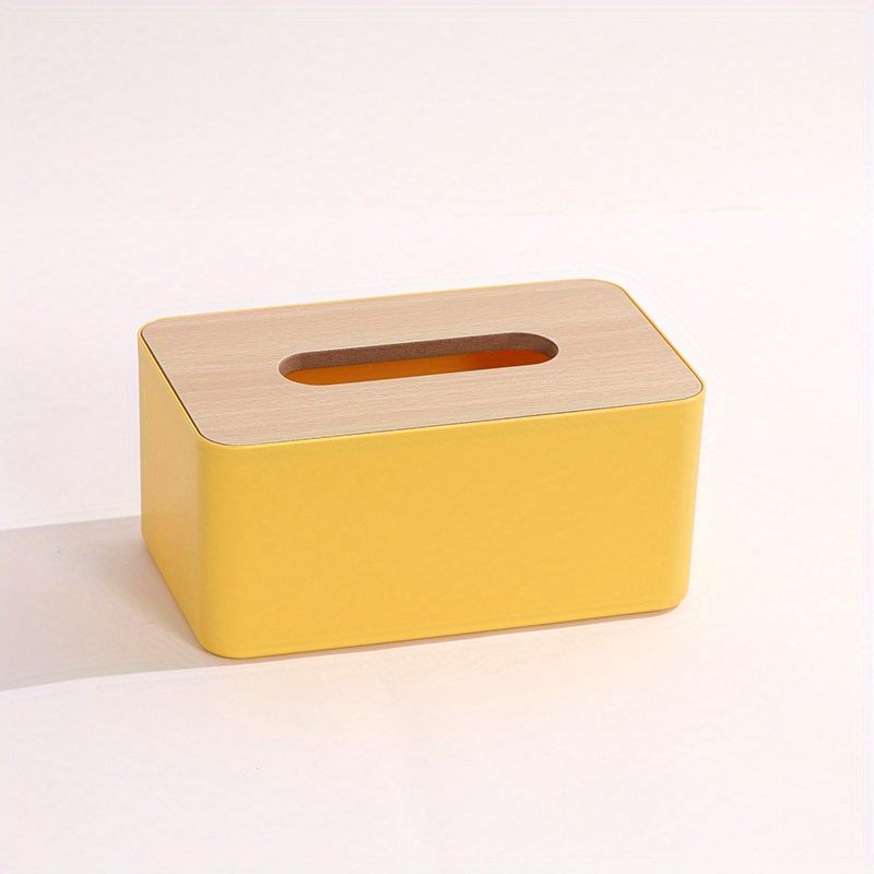 Caja Pañuelos Secador Ropa Caja Papel Cubierta Bambú Envase - Temu