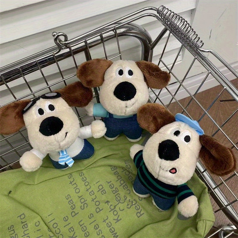 Cute Dog Pendant Keychain Plush Toy Gift Toys Games Temu - Temu Canada