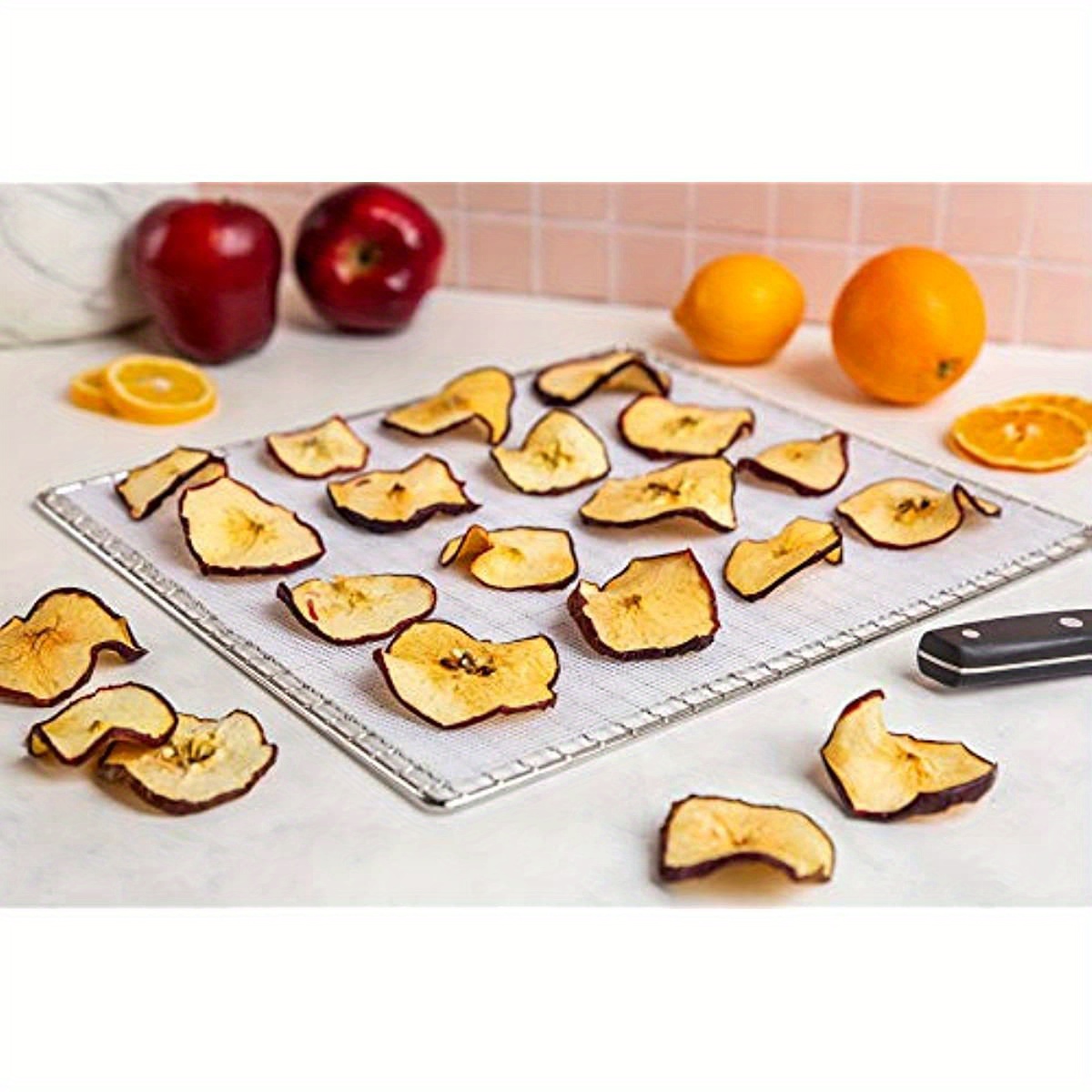 Dehydrator Sheets Silicone Reusable Fine Mesh for Fruit Dehydrator